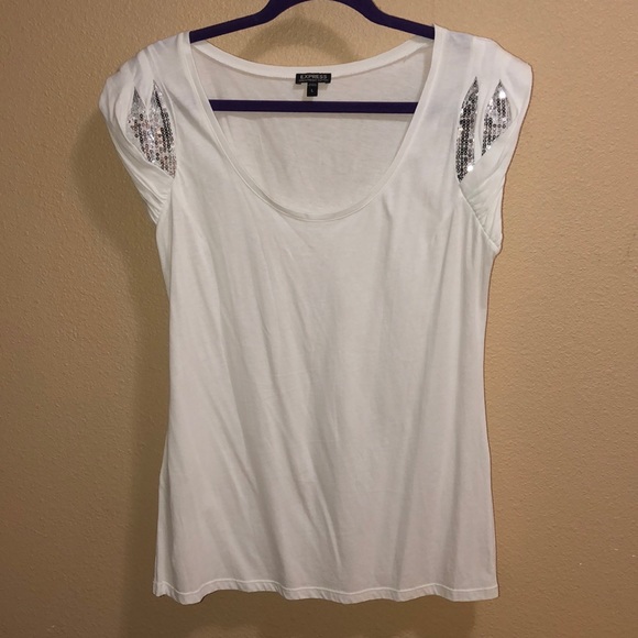 Express Tops - White Express Top size Large